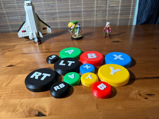 Button Toppers for Logitech Adaptive Gaming Kit (XAC)