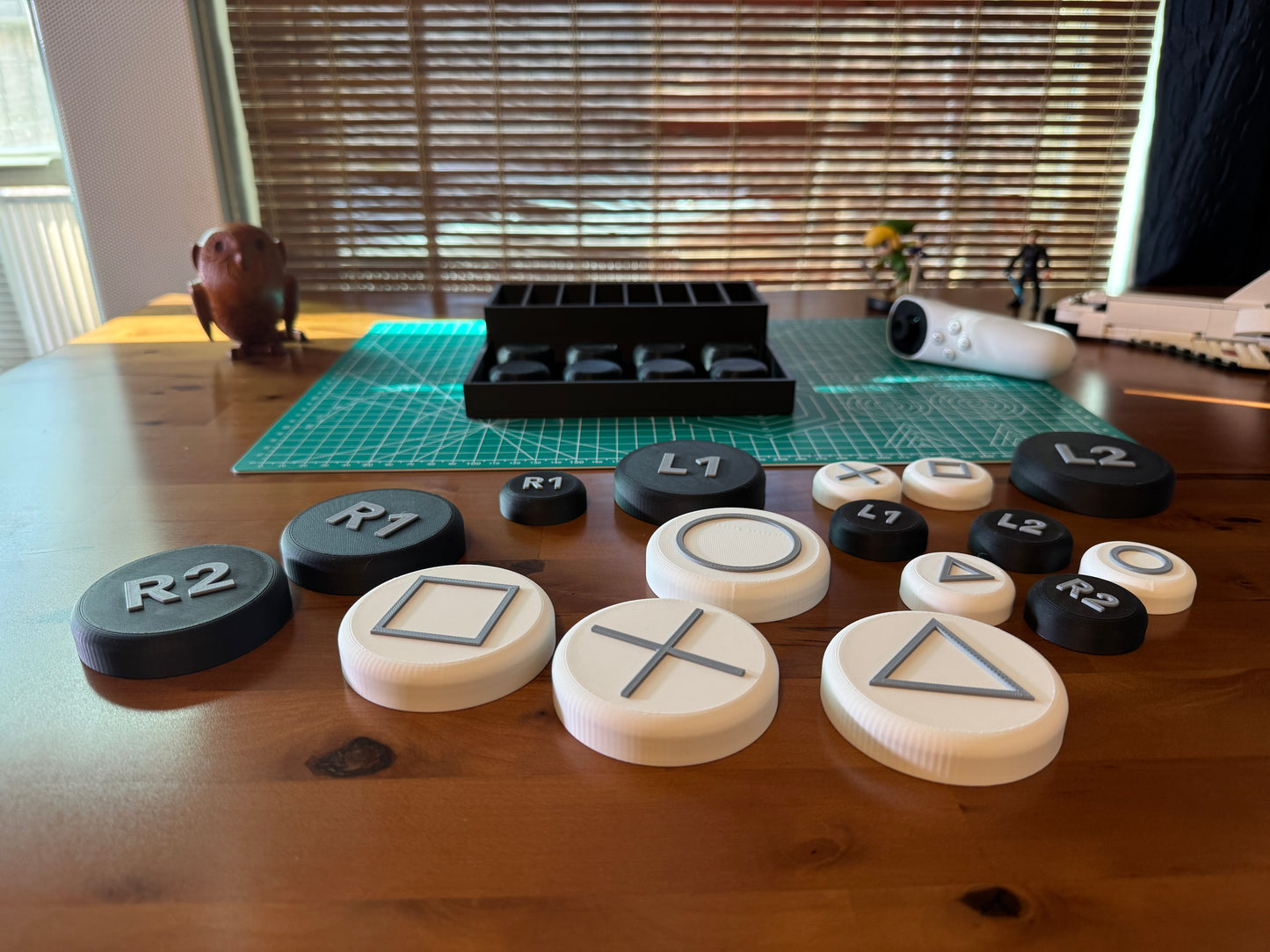 Button Toppers for Logitech Adaptive Gaming Kit (Playstation)