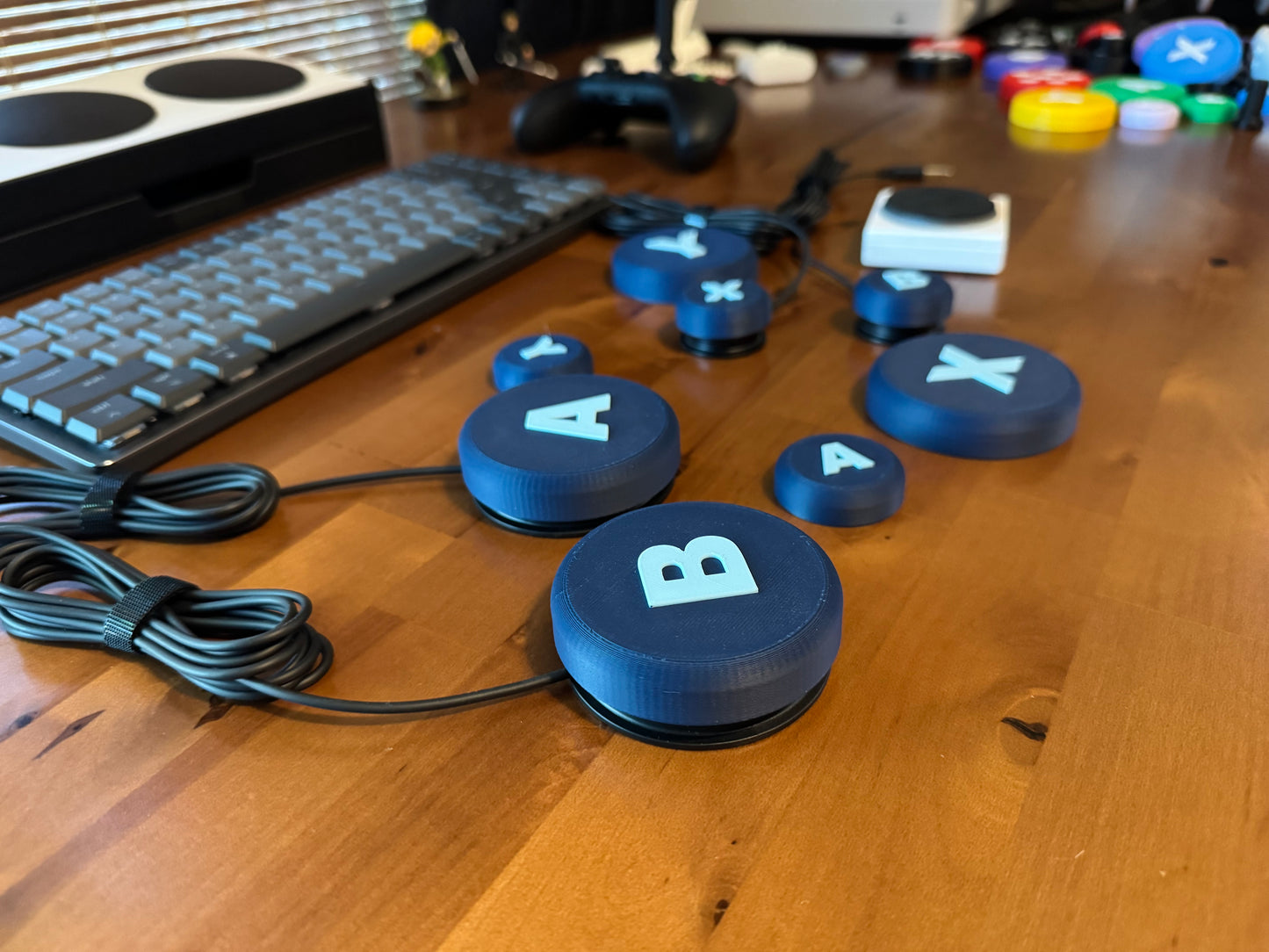 Button Toppers for Logitech Adaptive Gaming Kit (XAC)