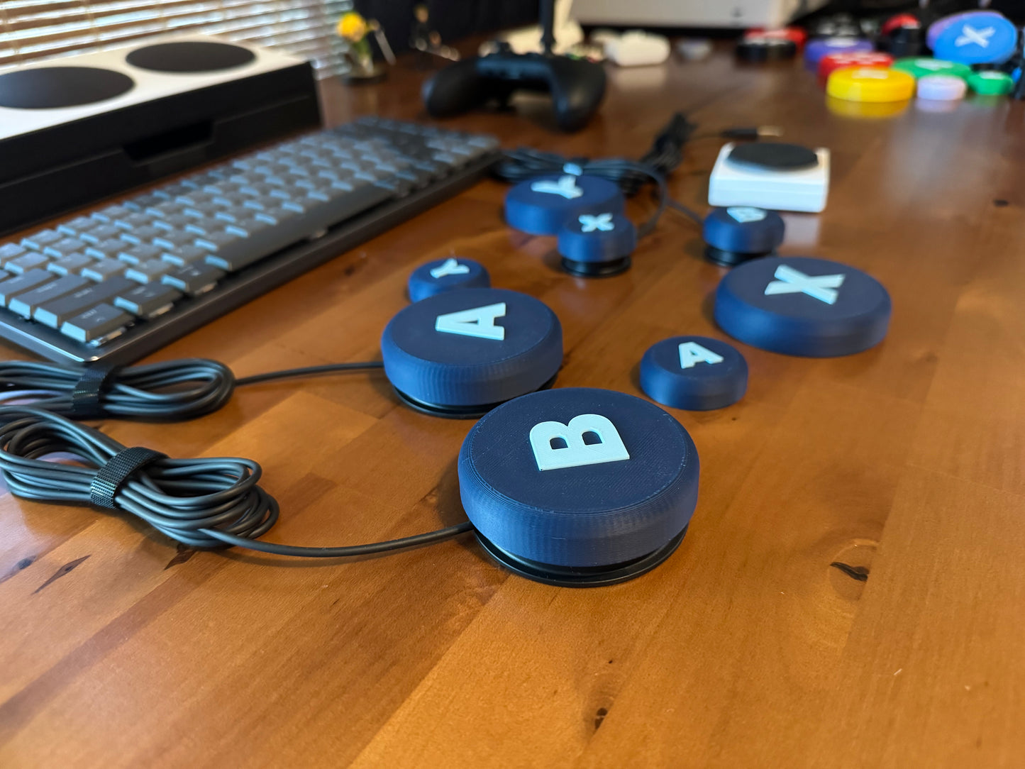 Button Toppers for Logitech Adaptive Gaming Kit (XAC)